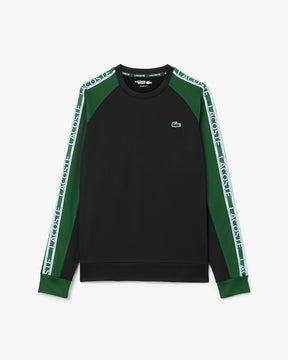 Casaco desportivo listrado com logo