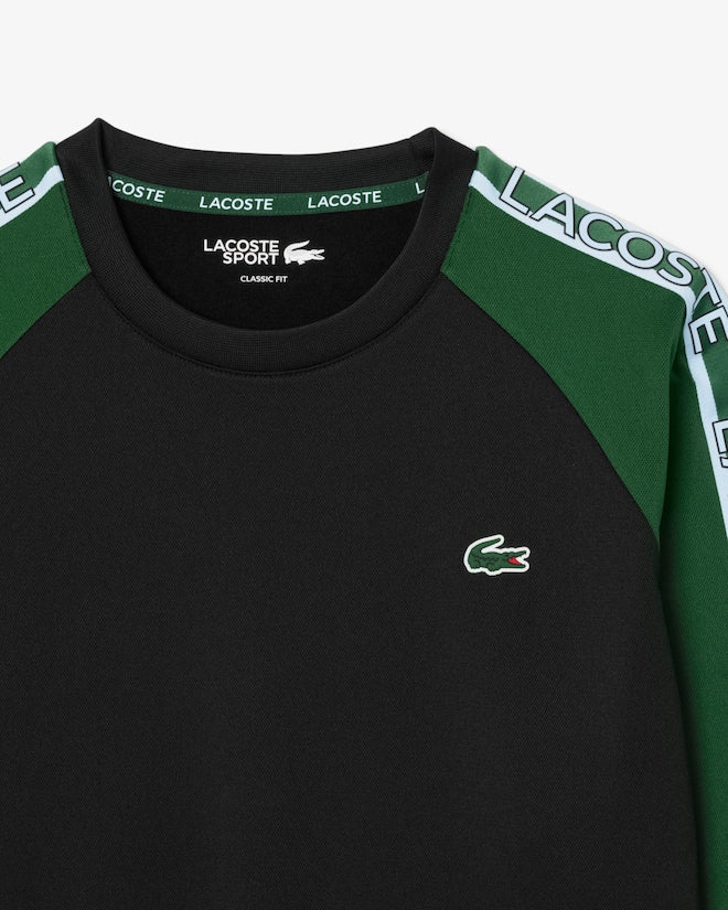 Casaco desportivo listrado com logo