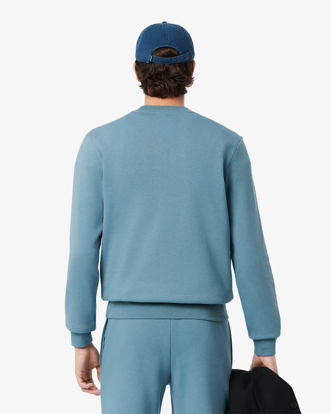 Sweet de gola redonda de pelúcia