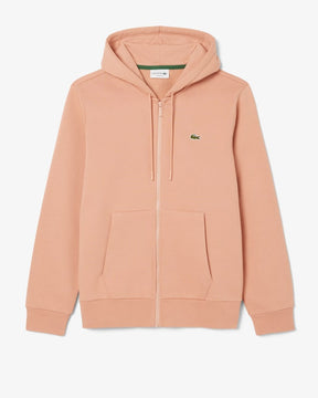 Casaco com capuz e zíper