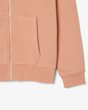 Casaco com capuz e zíper