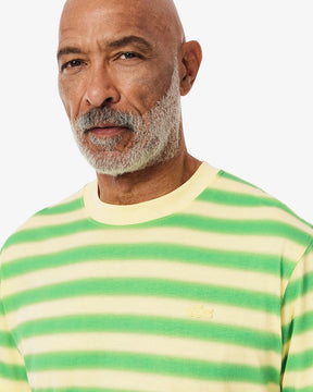 T-shirt de malha jersey com estampa listrada