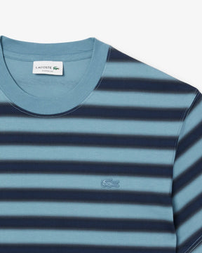 T-shirt de malha jersey com estampa listrada