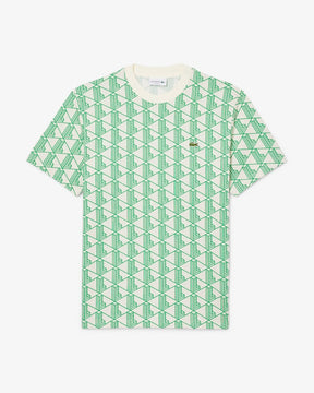 T-shirt de algodão com monograma