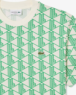 T-shirt de algodão com monograma