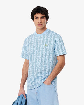 T-shirt de algodão com monograma