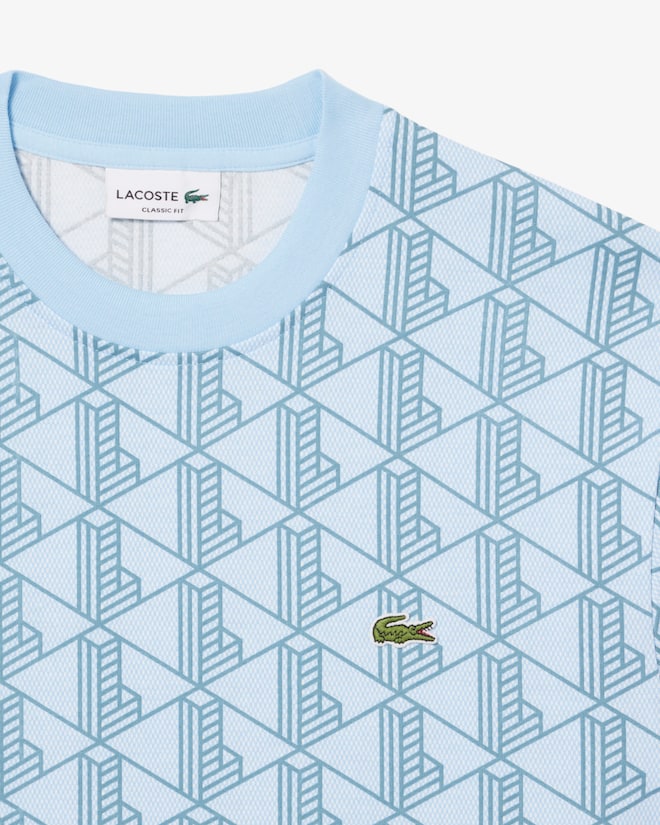 T-shirt de algodão com monograma