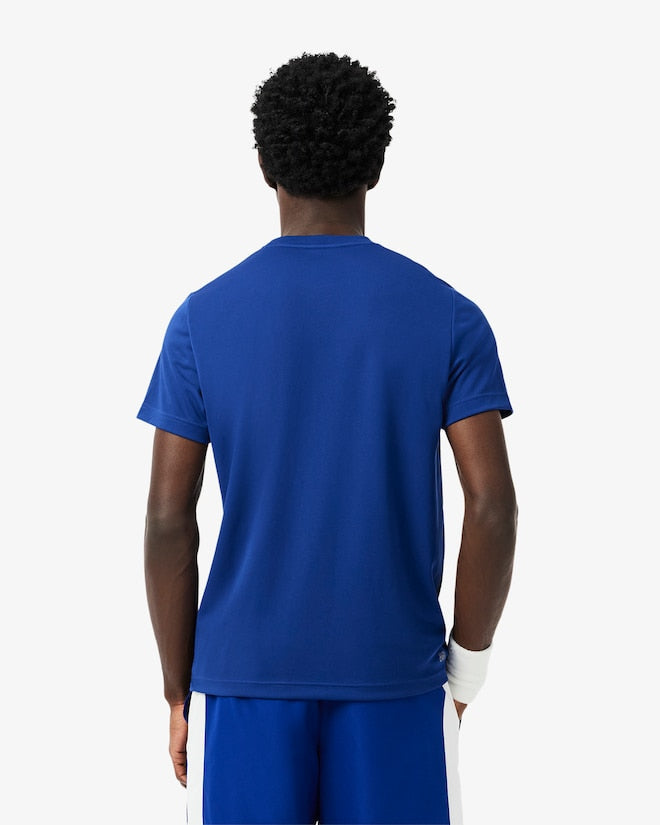 T-shirt desportiva com blocos de cores