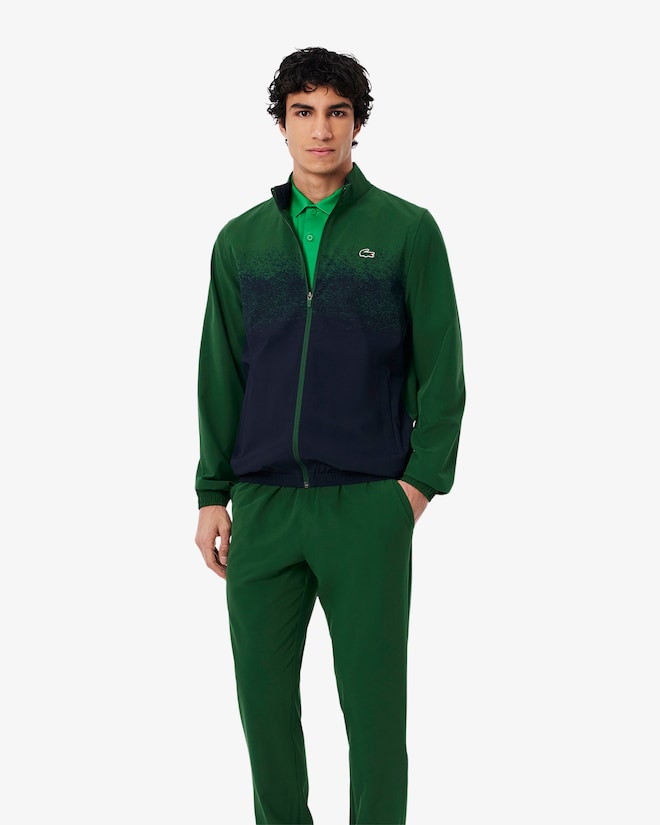 Conjunto verde degrade com logo