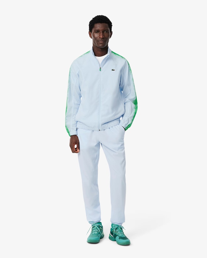 Conjunto azul claro com logo