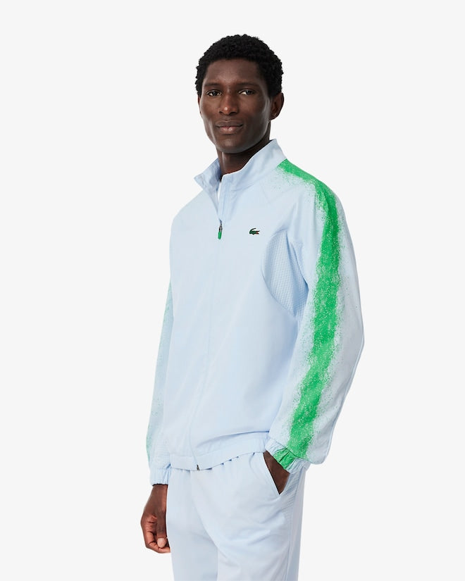 Conjunto azul claro com logo