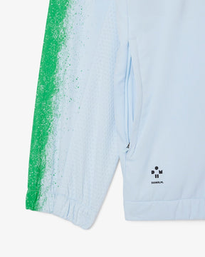 Conjunto azul claro com logo