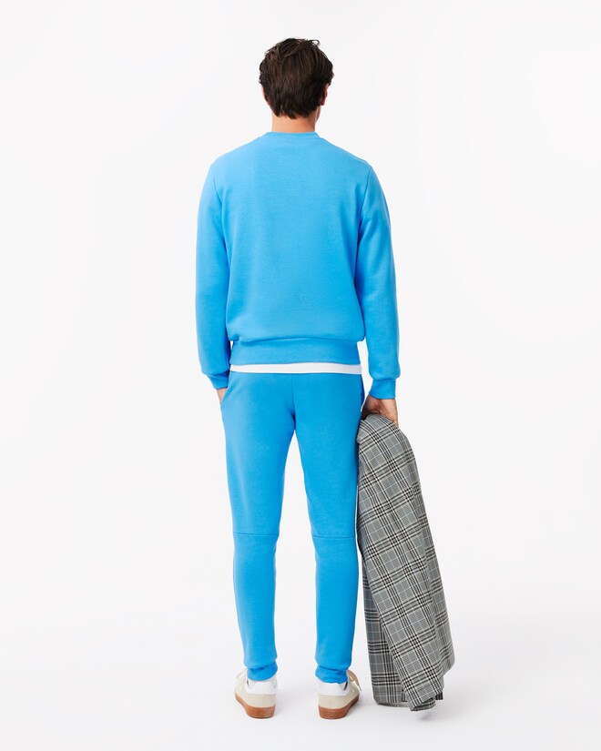 Calça azul de ajuste regular com logo