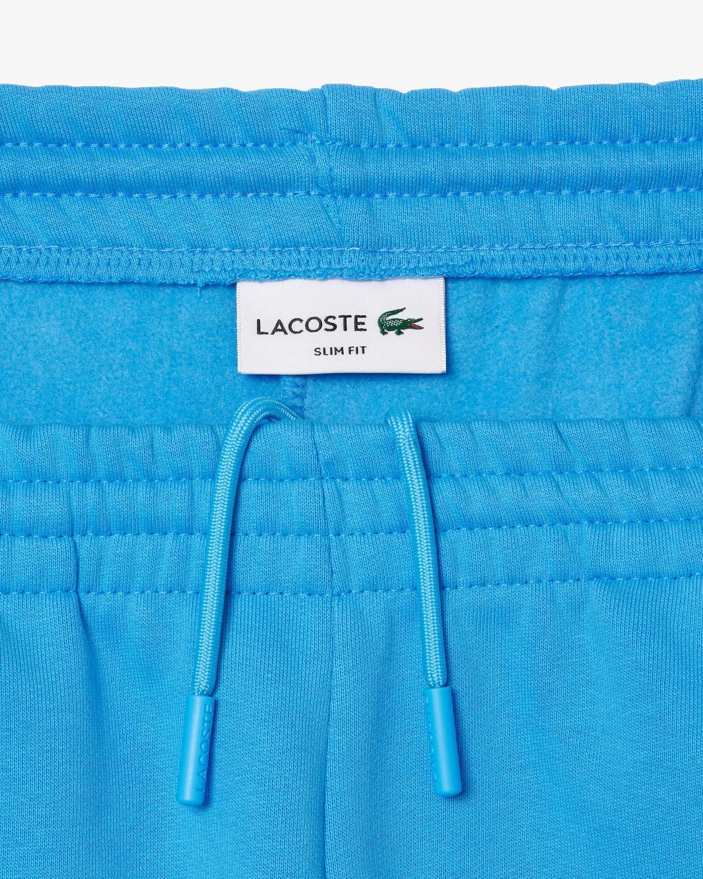 Calça azul de ajuste regular com logo