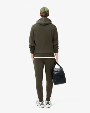 Calça verde musgo slim fit com logo